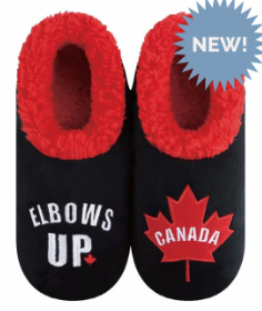 Mens Elbows Up Pairable Slippers