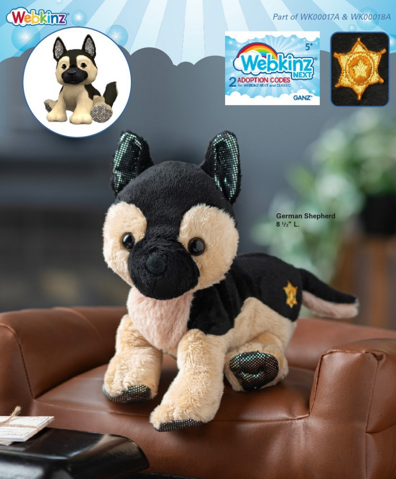 German Shephard - Webkinz *LIMIT 1 PER CUSTOMER
