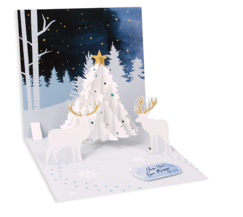 Midnight Tree - Pop Up Christmas Card