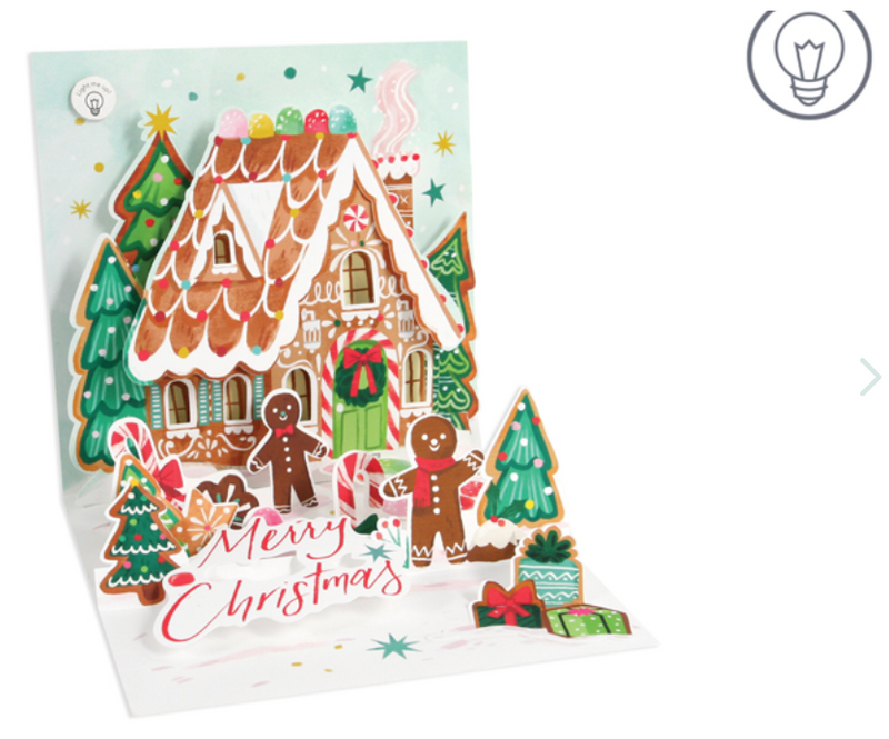 Gingerbread House - Pop Up Christmas Card