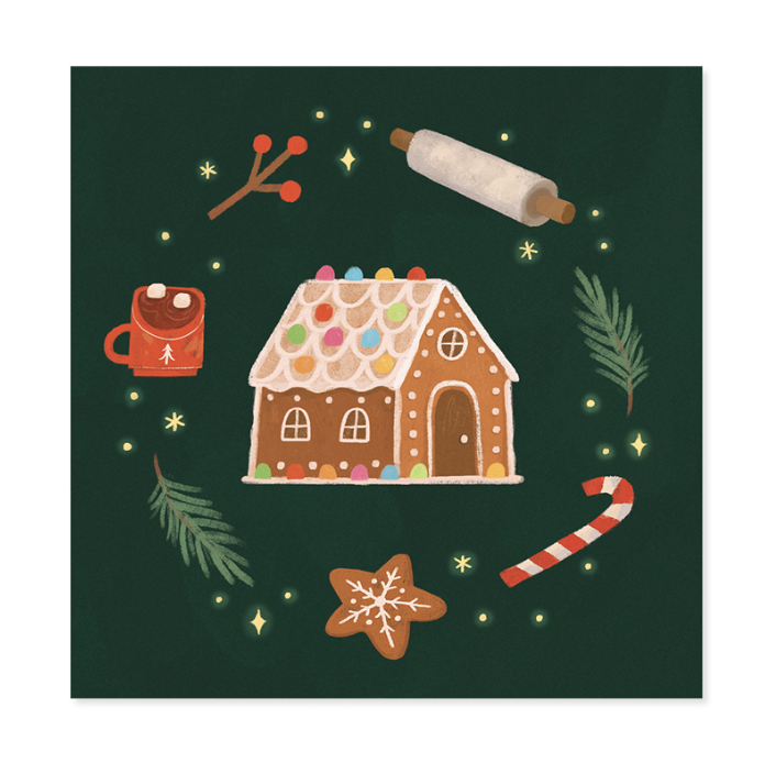 Holiday Mouse - Pop Up Christmas Card