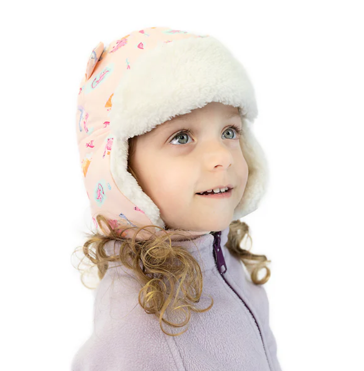Kids & Baby Water Repellent Trapper Hat - Dino Play