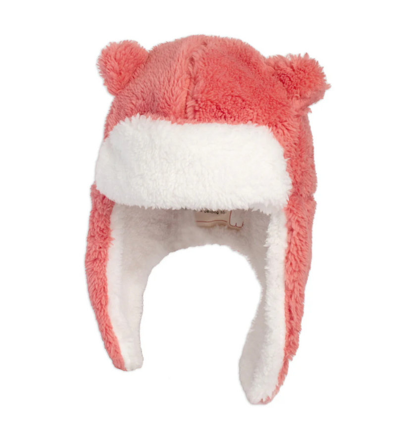 Pink  - Kids Sherpa Trapper Hat