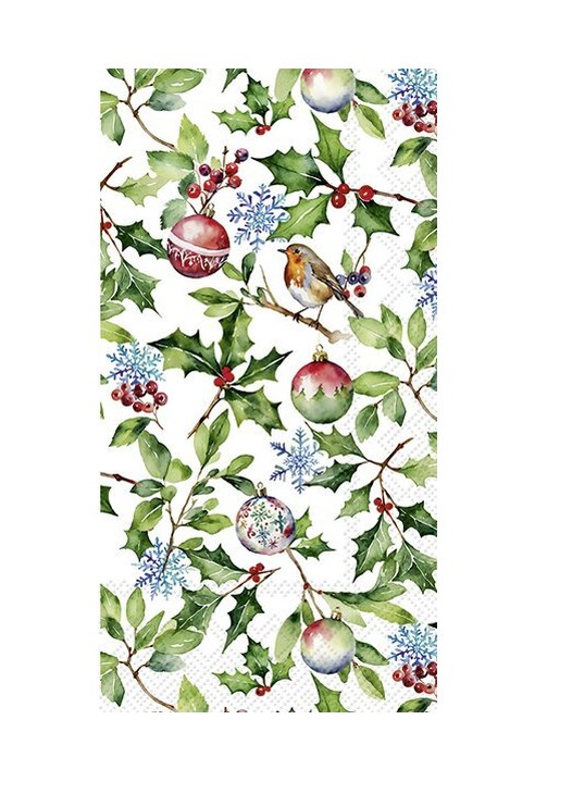 Christmas Holly Napkins