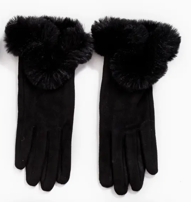 Faux Fur Cuff Gloves