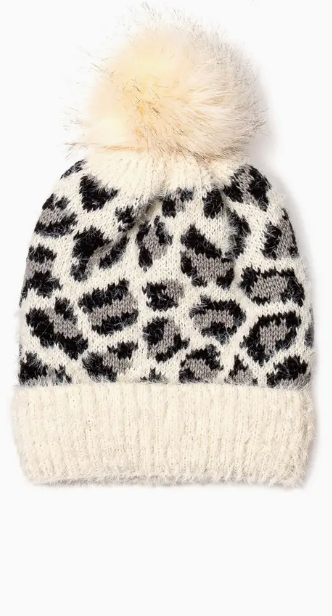Leopard Print Winter Toque - Sold Separately