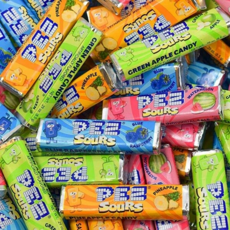 PEZ Wrapped Sour Assorted Fruit