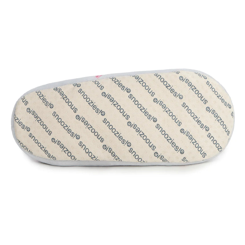 Womens Bow-Utiful LIGHT GREY Slipper With Memory Foam Sole