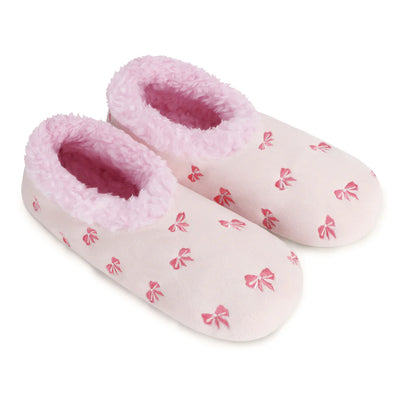 Womens Bow-Utiful PINK Slipper With Memory Foam Sole