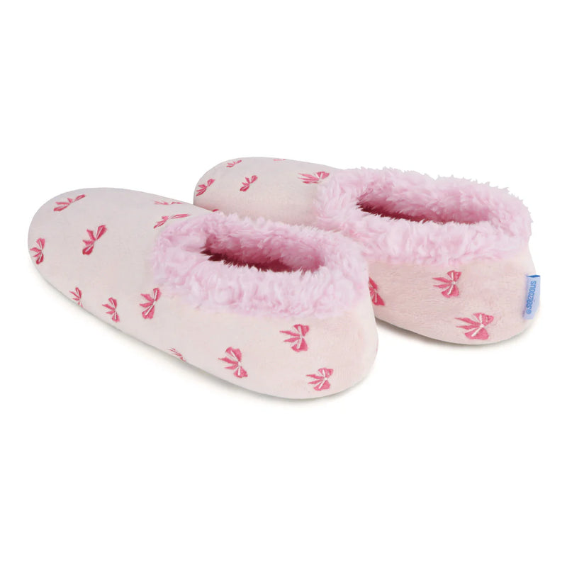 Womens Bow-Utiful PINK Slipper With Memory Foam Sole