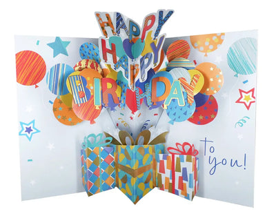 Jumbo Happy Birthday 3D Pop Up Card
