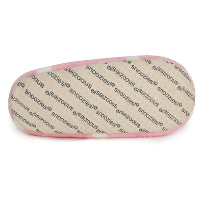 Womens Pink Polka Dot Slippers