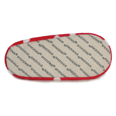 Womens Red Polka Dot Slippers
