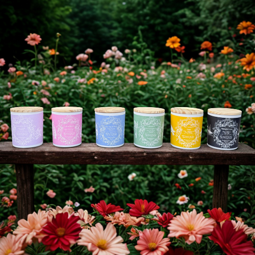 "Garden of Hummingbirds  " - Eucalyptus Meadow 100% Soy Wax Candle - Made in Toronto