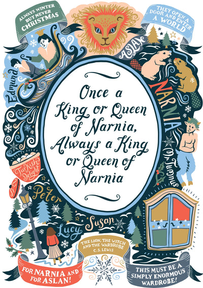 The Lion, The Witch and the Wardrobe Christmas Card