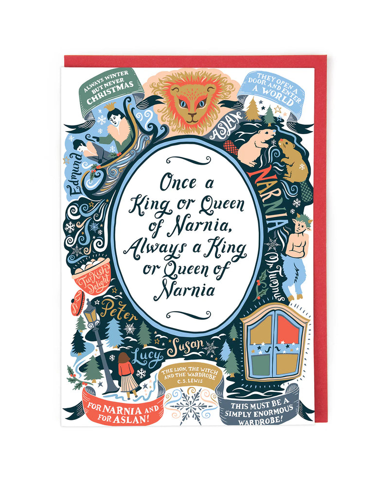The Lion, The Witch and the Wardrobe Christmas Card