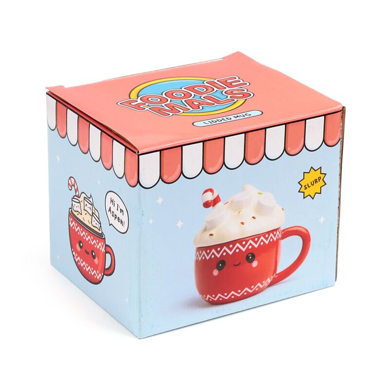 Hot Chocolate Ceramic Lidded Mug