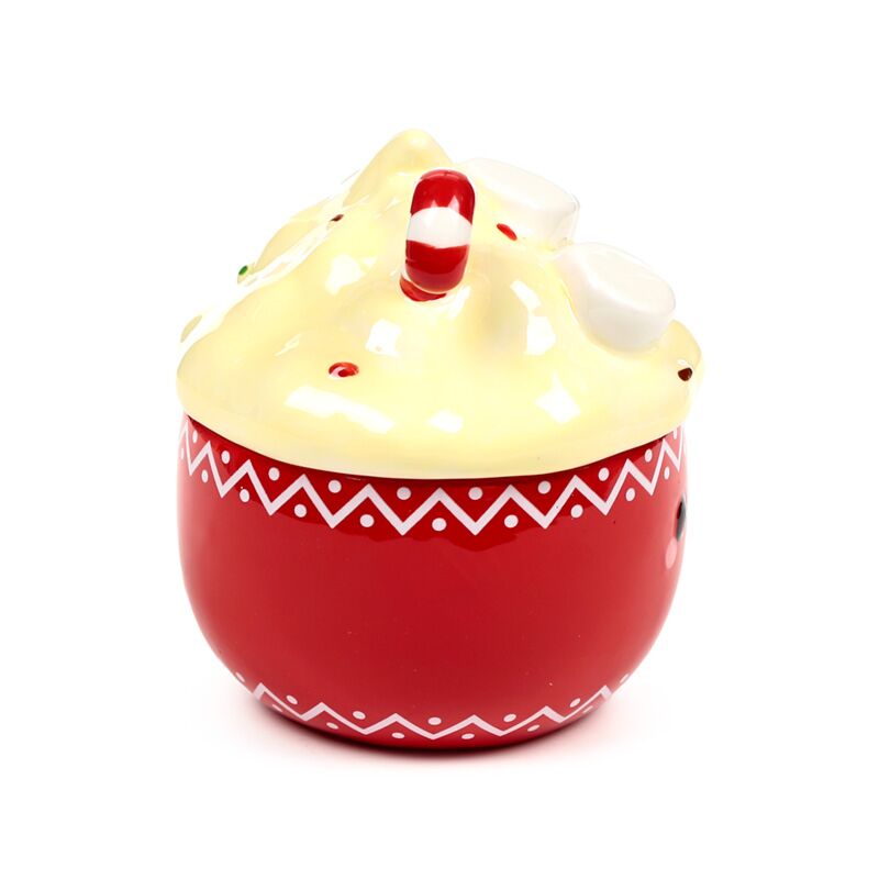 Hot Chocolate Ceramic Lidded Mug