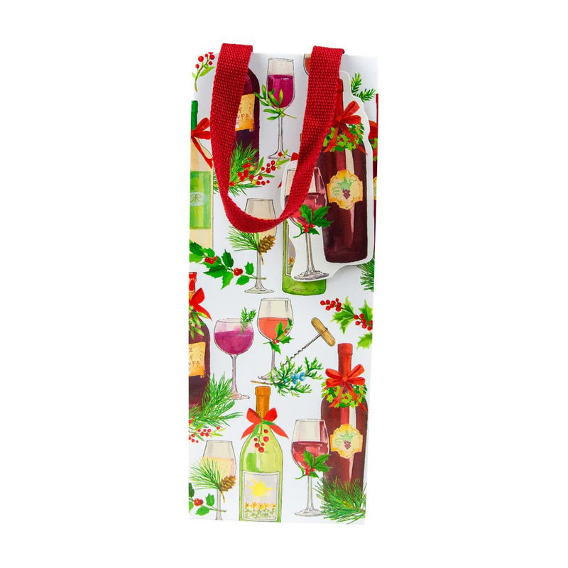 A Christmas Toast Wine & Bottle Gift Bag - Lemon And Lavender Toronto