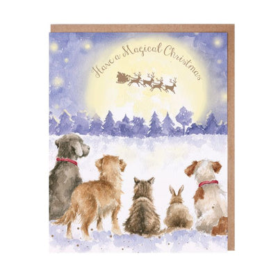 A Magical Christmas Single Card - Lemon And Lavender Toronto