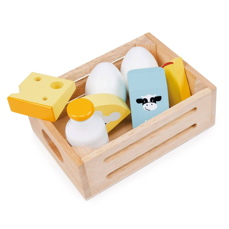 Wooden Dairy Crate Toy - Montessori