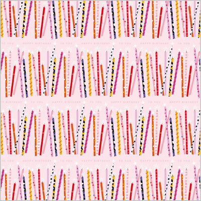 Candles Gift Wrap Pack