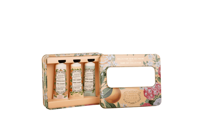 Absolutes Tin Box - 3 Hand Creams Gift Set - Panier Des Sens - Lemon And Lavender Toronto