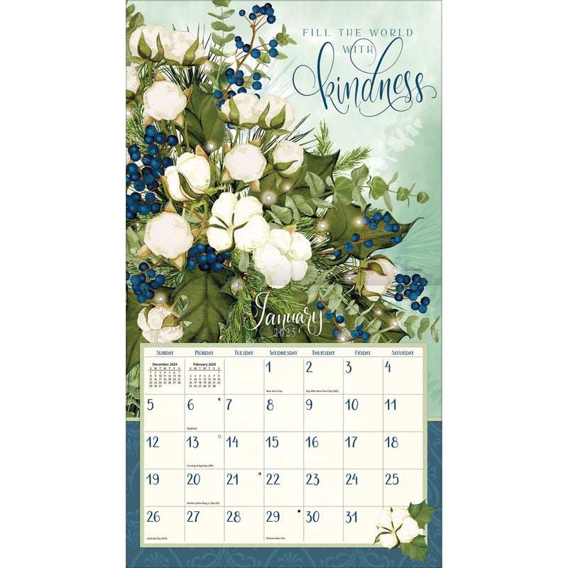 Abundant Friendship Wall Calendar 2025 - Lemon And Lavender Toronto