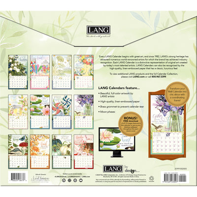 Abundant Friendship Wall Calendar 2025 - Lemon And Lavender Toronto