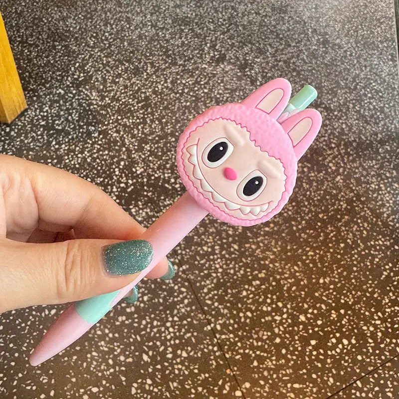 Labubu Cartoon Patch Gel Pen - Sold Individually