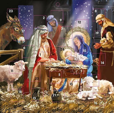 ADVENT Nativity Christmas Card - Lemon And Lavender Toronto