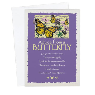 Advice from a Butterfly Card - Lemon And Lavender Toronto