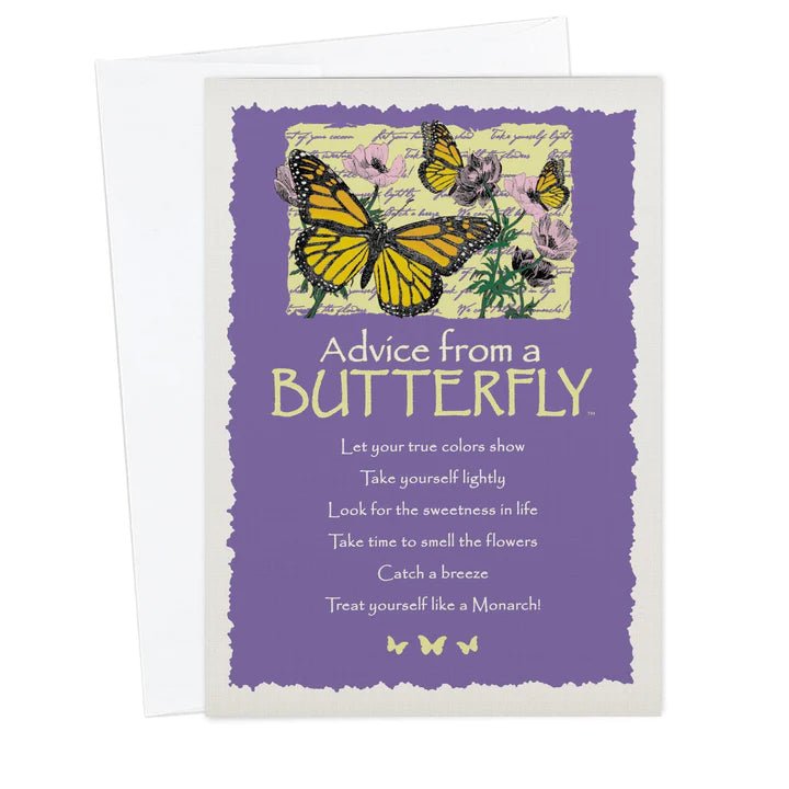 Advice from a Butterfly Card - Lemon And Lavender Toronto