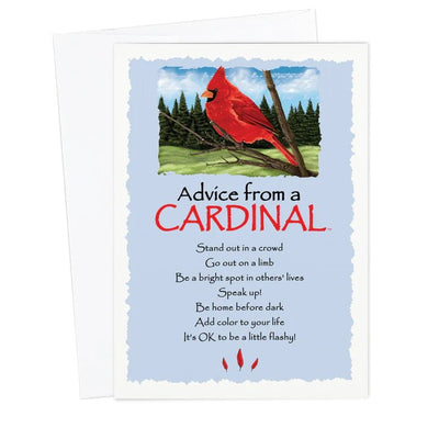 Advice from a Cardinal Card - Lemon And Lavender Toronto