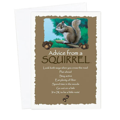 Advice from a Squirrel Card - Lemon And Lavender Toronto