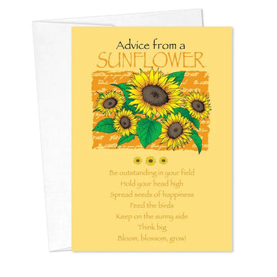 Advice from a Sunflower Card - Lemon And Lavender Toronto