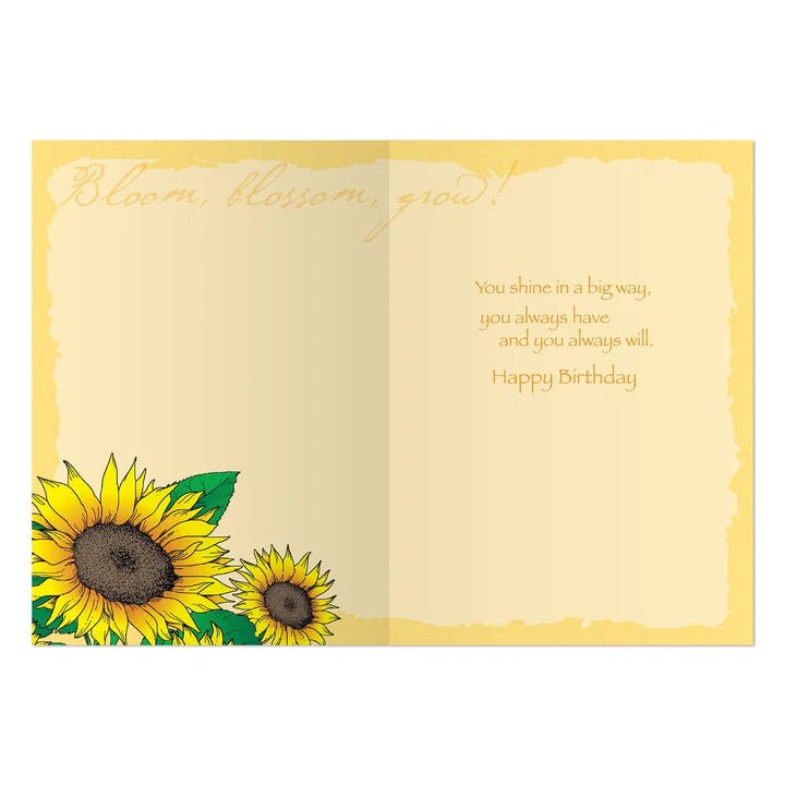 Advice from a Sunflower Card - Lemon And Lavender Toronto