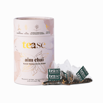 Aim Chai | All Natural Tea Blend | Biodegradable Tea Bags - Lemon And Lavender Toronto