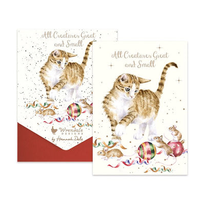 All Creatures Great and Small' Cat Christmas Card Pack - Lemon And Lavender Toronto