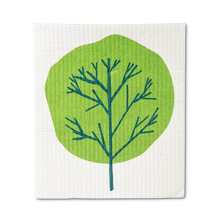 Allover Trees Dish Cloth. Set of 2 - Lemon And Lavender Toronto