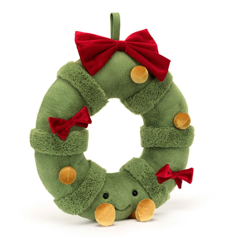 Amuseables Decorated Christmas Wreath - Jellycat - Lemon And Lavender Toronto