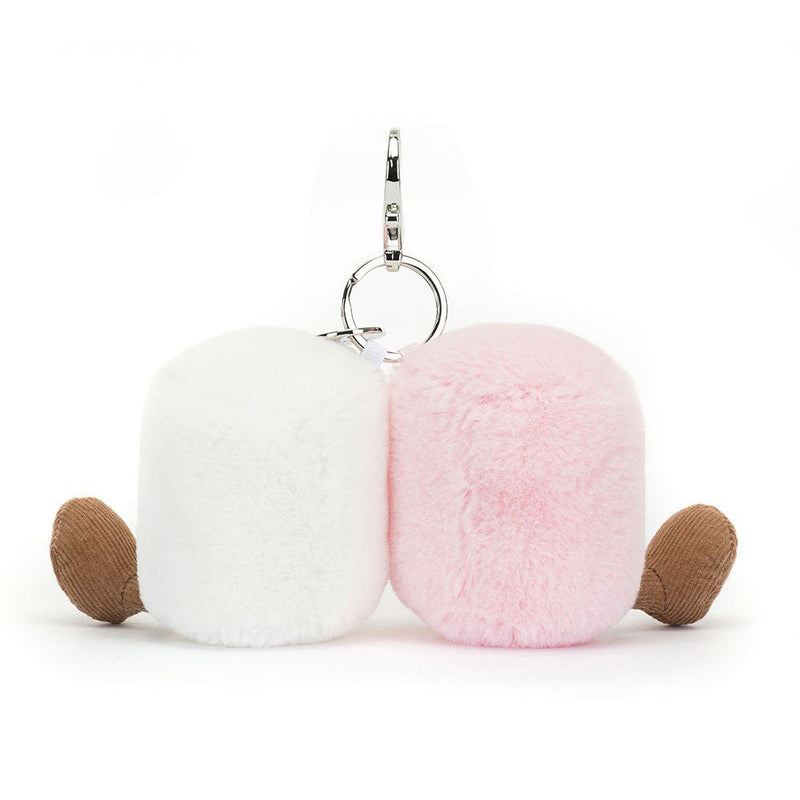 Amuseables Pair of Marshmallows Bag Charm - Lemon And Lavender Toronto