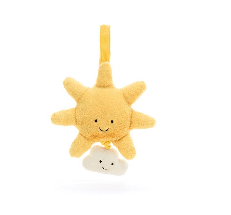 Amuseables Sun Musical Pull - Jellycat Baby - Lemon And Lavender Toronto