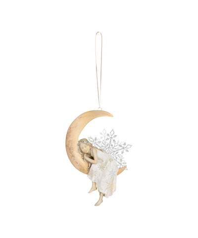 Angel in Moon Ornament - Lemon And Lavender Toronto