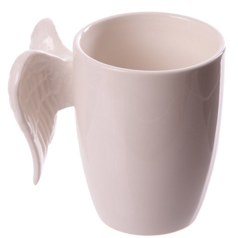 Angel Wings Ceramic Shaped Handle Mug - Lemon And Lavender Toronto