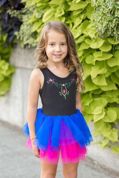 Anna Ballet Tutu Dress - Lemon And Lavender Toronto