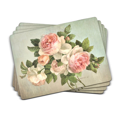 Antique Rose - Set of 4 Placemats Pimpernel - Lemon And Lavender Toronto