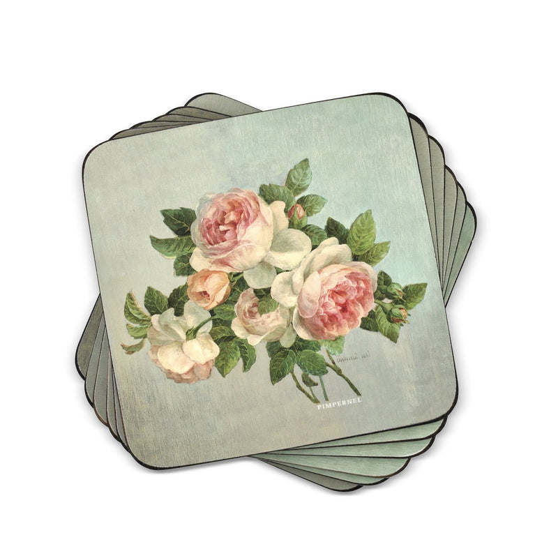 Antique Rose - Set of 6 Coasters Pimpernel - Lemon And Lavender Toronto