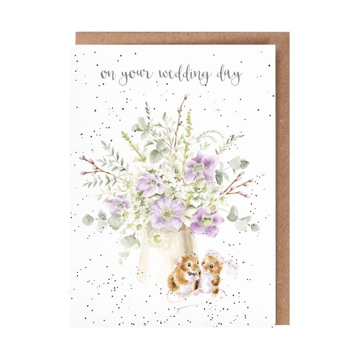 Squeak-Hearts Wedding Card