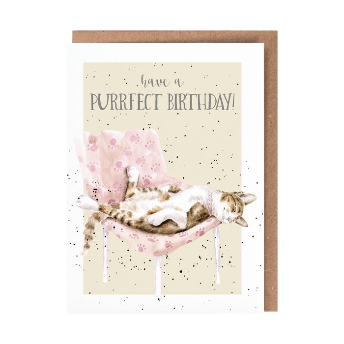 Tabby Birthday Card